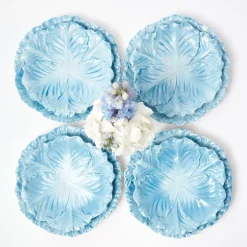 Serena Cabbage Dinner & Starter Plates (Set Of 8)|Mrs. Alice Outlet