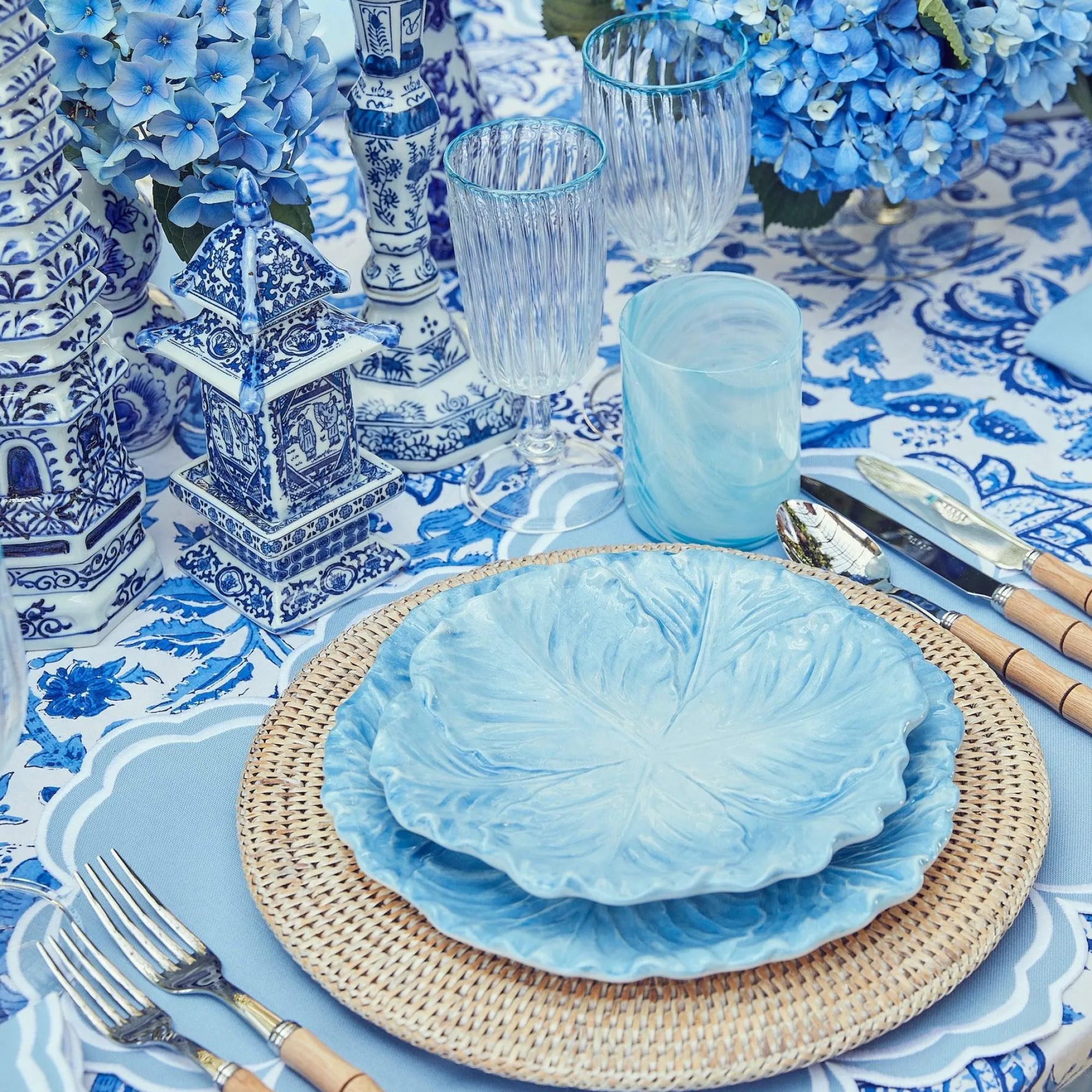 Serena Cabbage Starter Plate (Set Of 4)|Mrs. Alice Hot