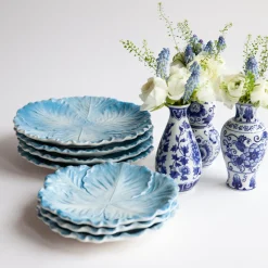 Serena Cabbage Starter Plate (Set Of 4)|Mrs. Alice