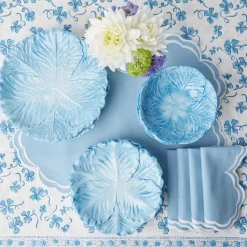 Serena Cornflower Blue Napkins (Set Of 4)|Mrs. Alice