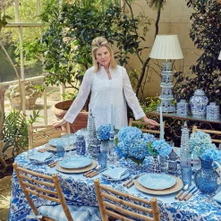 Serena Cornflower Blue Napkins (Set Of 4)|Mrs. Alice