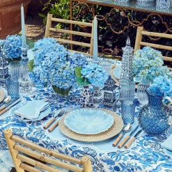 Serena Cornflower Blue Placemats (Set Of 4)|Mrs. Alice Outlet