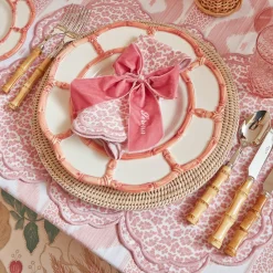 Serena Pink Leopard Napkins (Set Of 4)|Mrs. Alice Hot