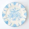 Seville Blue Gardenia Dinner Plate|Mrs. Alice