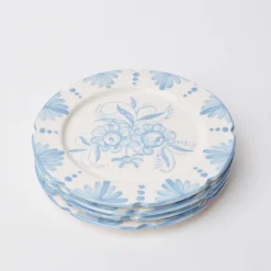 Seville Blue Gardenia Dinner Plate|Mrs. Alice