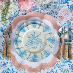 Seville Blue Gardenia Starter Plate (Set Of 4)|Mrs. Alice Hot