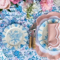 Seville Blue Gardenia Starter Plate|Mrs. Alice