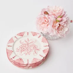 Seville Pink Gardenia Dinner Plate (Set Of 4)|Mrs. Alice Online