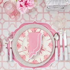 Seville Pink Gardenia Dinner Plate (Set Of 4)|Mrs. Alice Online