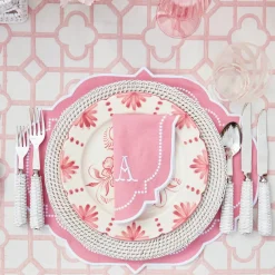 Seville Pink Gardenia Dinner Plate|Mrs. Alice Online