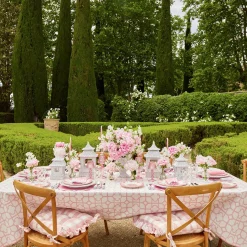 Seville Pink Gardenia Dinner & Starter Plates (Set Of 8)|Mrs. Alice Sale