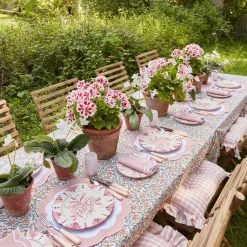 Seville Pink Gardenia Starter Plate (Set Of 4)|Mrs. Alice New