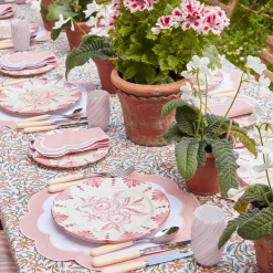 Seville Pink Gardenia Starter Plate (Set Of 4)|Mrs. Alice New