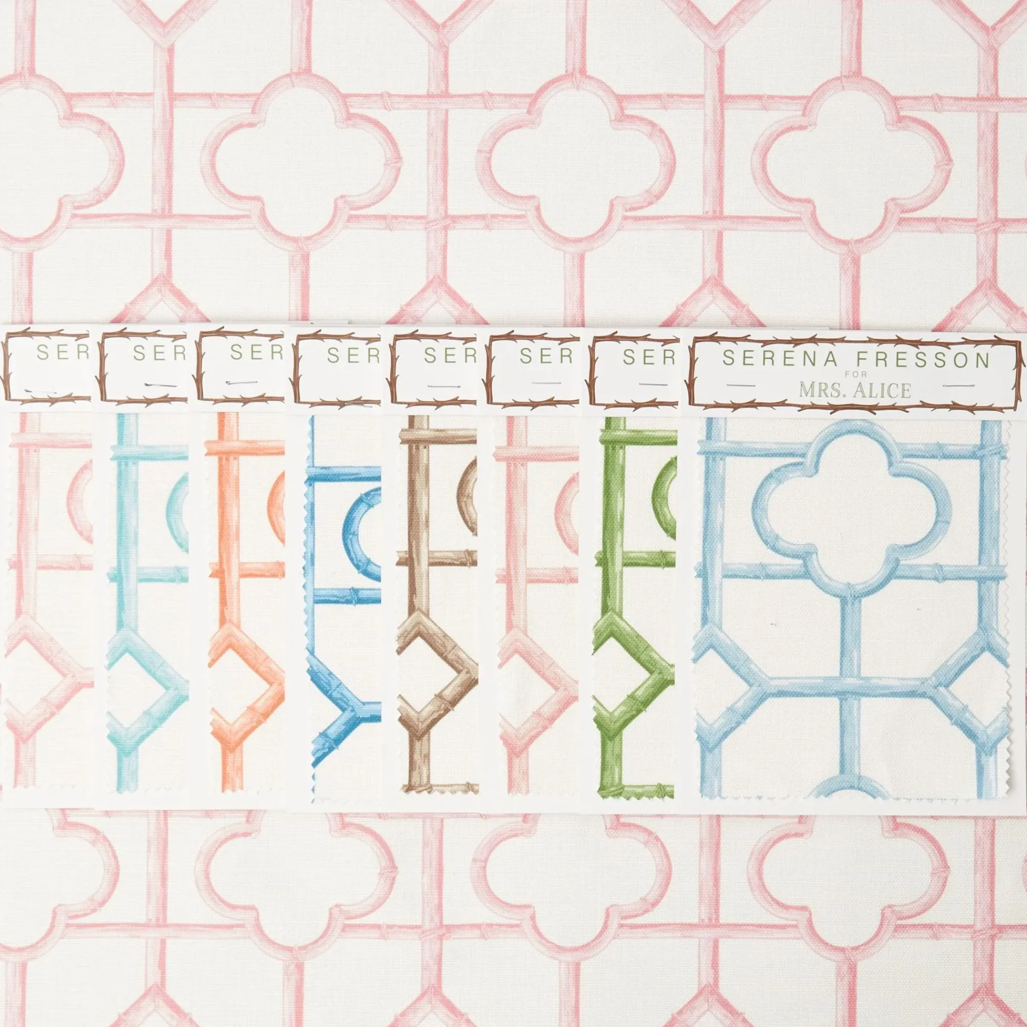 Shaded Bamboo Fabric|Mrs. Alice Hot