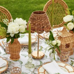 Small Eden Green Candle Holders (Pair)|Mrs. Alice