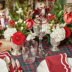 Small Mercury Fluted Vase (Pair)|Mrs. Alice Best