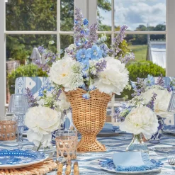 Small Natural Rattan Urn Vase|Mrs. Alice Online