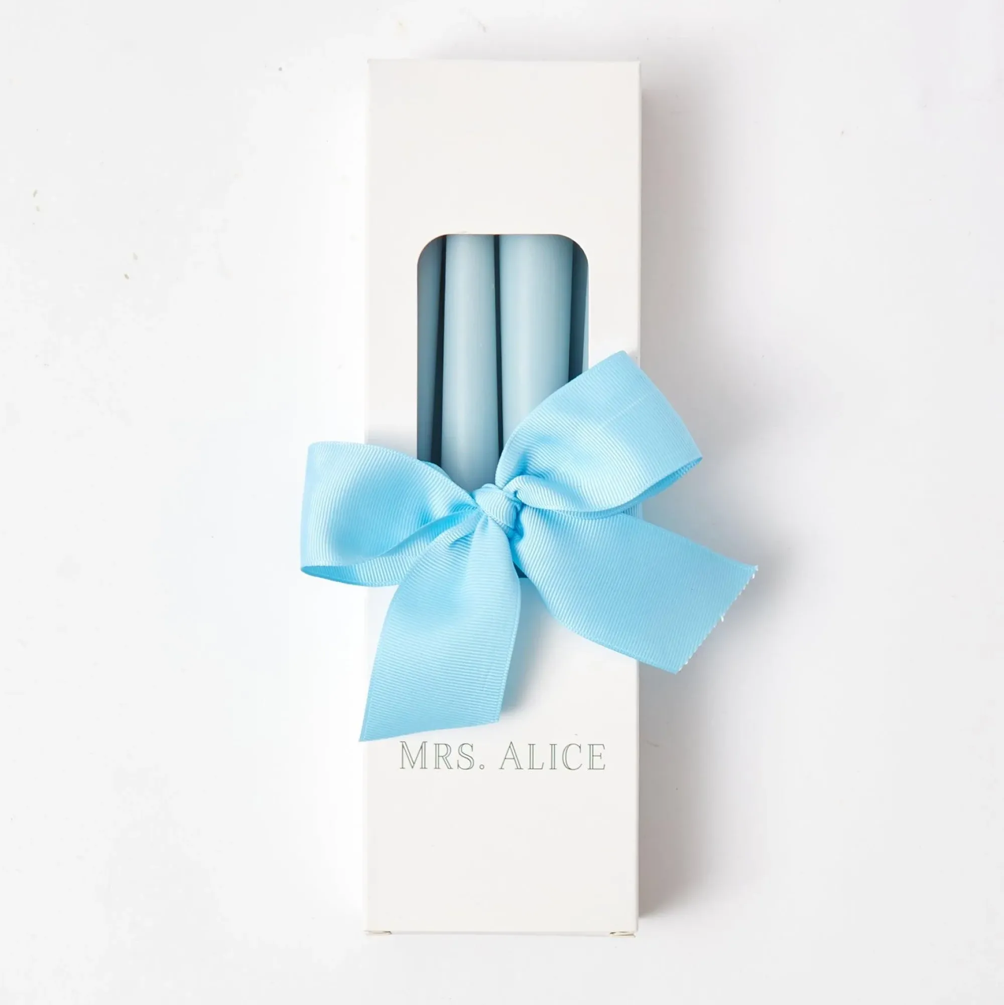 Soft Blue Candles (Set Of 8)|Mrs. Alice Online