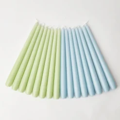 Soft Blue Candles (Set Of 8)|Mrs. Alice Online
