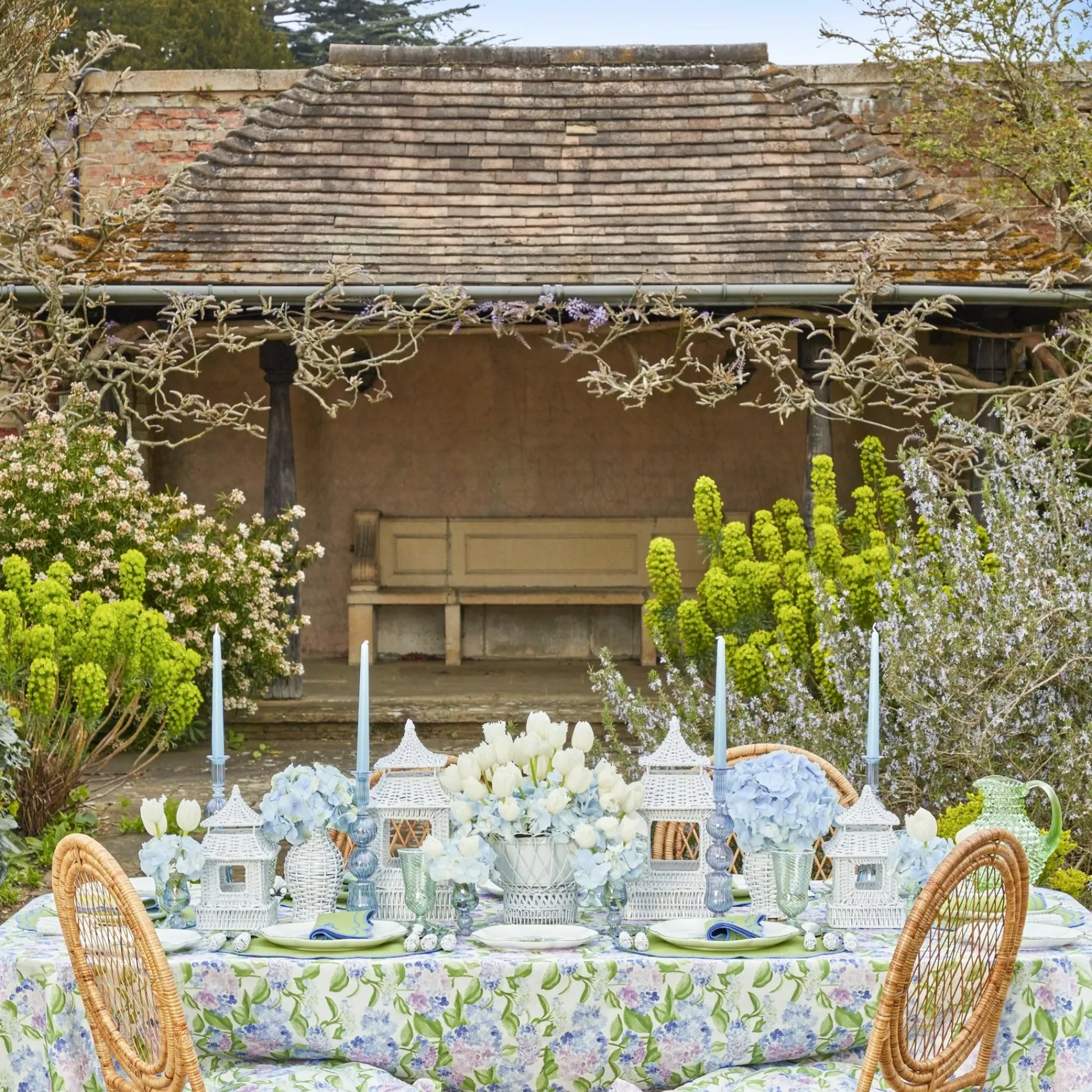 Soft Blue Candles (Set Of 8)|Mrs. Alice Online