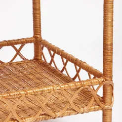 Sophia Rattan Side Table|Mrs. Alice Clearance