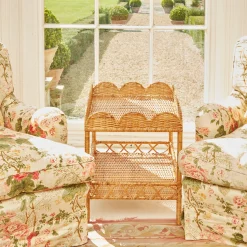 Sophia Rattan Side Table|Mrs. Alice Discount