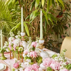 Spring Green Candles (Set Of 8)|Mrs. Alice New