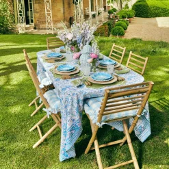 Sylvie Green Embroidered Placemats (Set Of 4)|Mrs. Alice Outlet