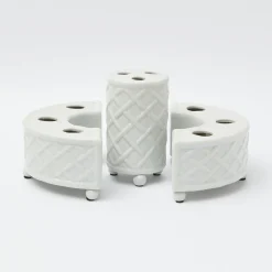 Three Piece Ceramic Bamboo Vase|Mrs. Alice Best