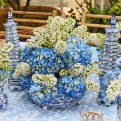 Three Piece Chinoiserie Vase|Mrs. Alice New