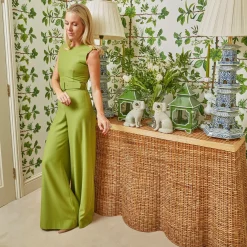 Vivienne Rattan Scalloped Console Table|Mrs. Alice Best