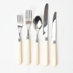 White Ivory Cutlery (5 Piece)|Mrs. Alice Discount