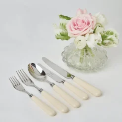 White Ivory Cutlery (5 Piece)|Mrs. Alice Discount