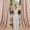 White Liliana Scalloped Rattan Pedestal And Urn|Mrs. Alice Best