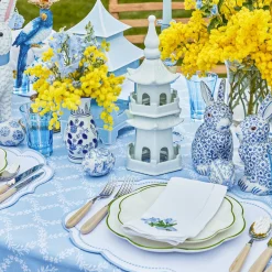 White Porcelain Pagoda|Mrs. Alice