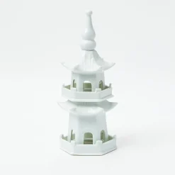 White Porcelain Pagoda|Mrs. Alice
