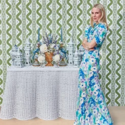 White Porcelain Pagodas (Pair)|Mrs. Alice Sale