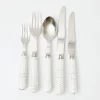 White Rattan Cutlery (5 Piece)|Mrs. Alice Outlet