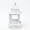 White Rattan Pagoda Lantern|Mrs. Alice Sale