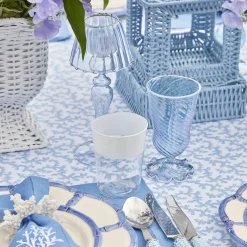 White Ribbon Water Glasses (Set Of 4)|Mrs. Alice Online