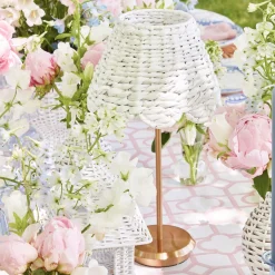 White Seagrass Lampshade|Mrs. Alice Clearance