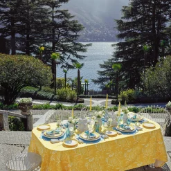 Yellow Capri Lettuce Dinner & Starter Plates (Set Of 8)|Mrs. Alice Sale