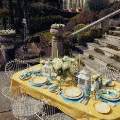 Yellow Capri Lettuce Dinner & Starter Plates (Set Of 8)|Mrs. Alice Sale