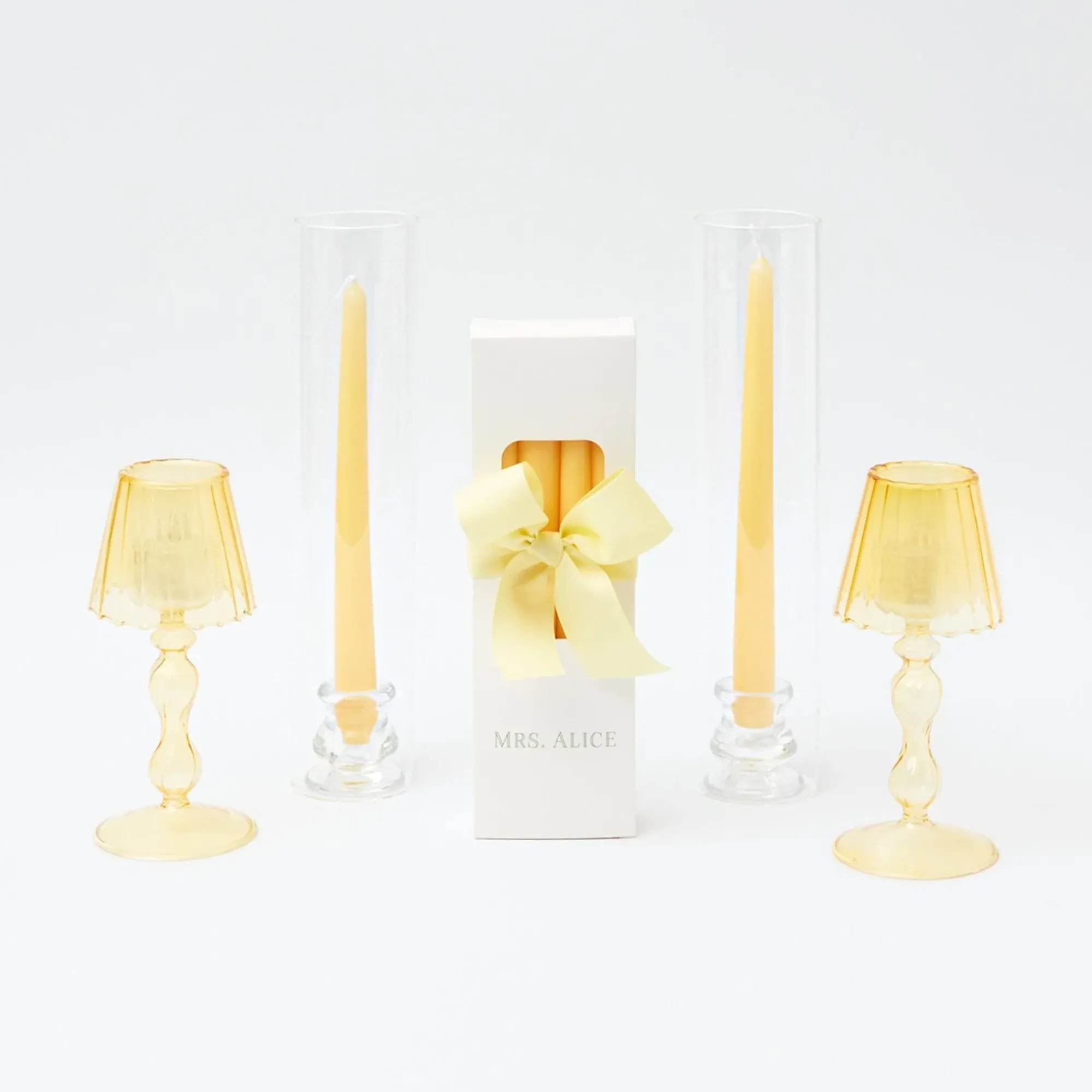 Yellow Melograno Candlescape|Mrs. Alice