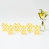 Yellow Swirl Outdoor Glasses (Set Of 6)|Mrs. Alice Outlet